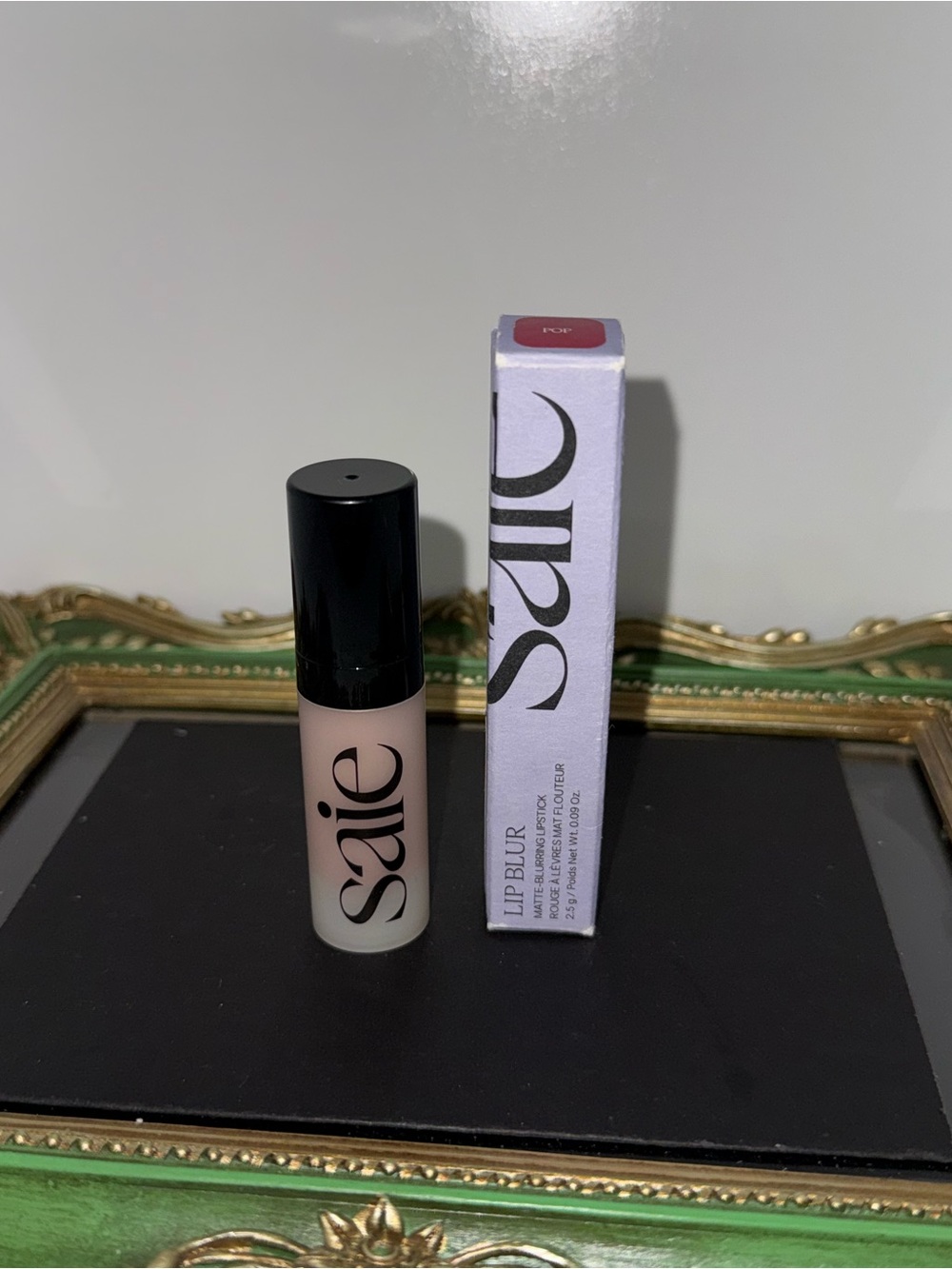 Saie Lip and mini highlighter duo